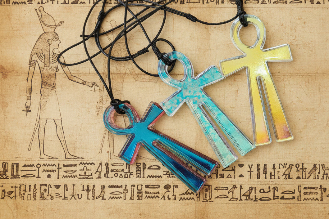 Crystal Ankh Necklace