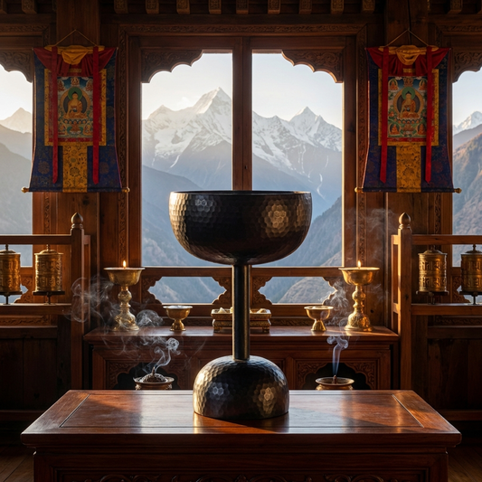 Titanium Tibetan Chalice